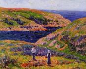 亨利 莫雷 : Cliffs at Clohars, Caronet